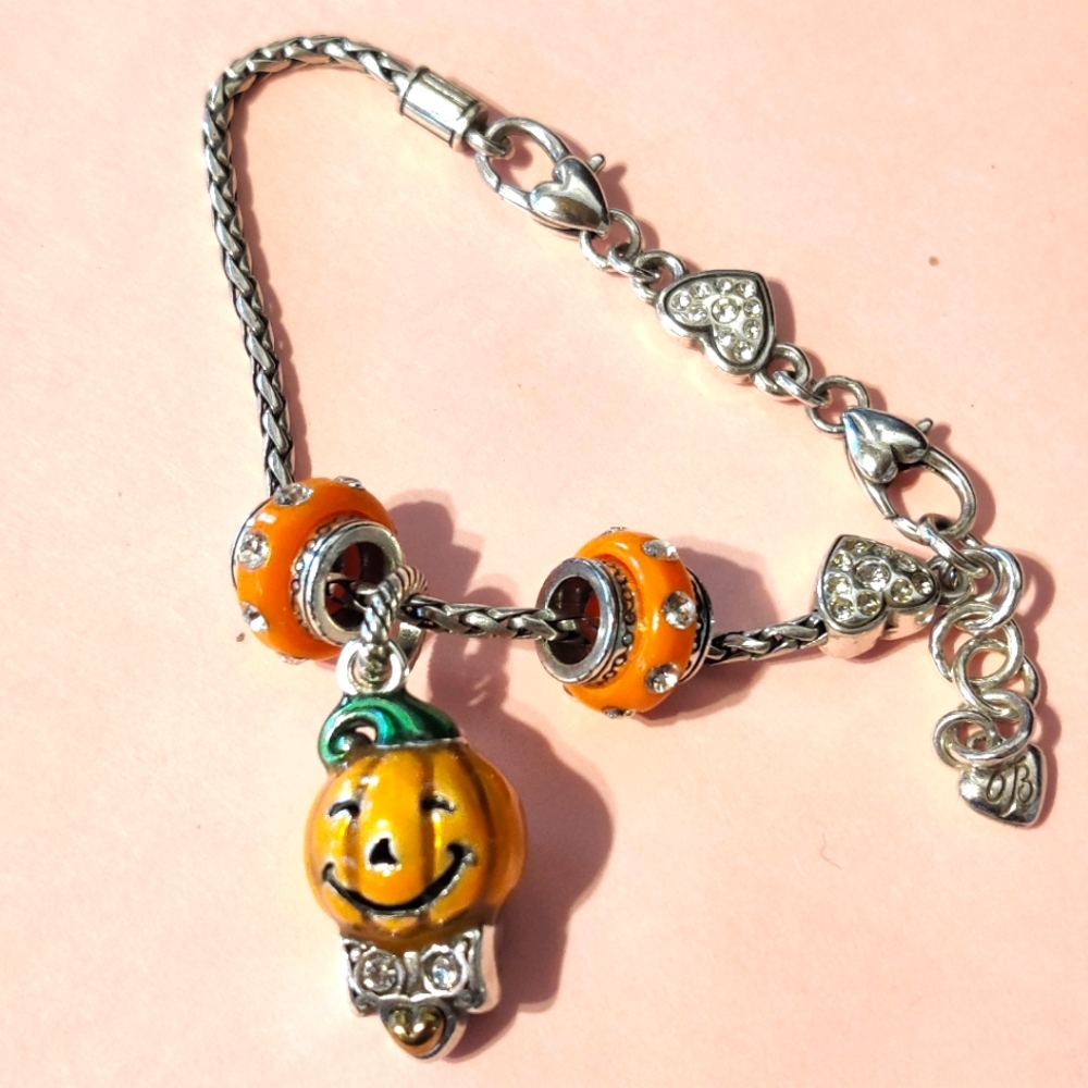 Brighton Pumpkin Charm Bracelet